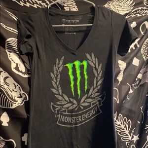 Monster Energy Women's Black Short Sleeve Tee